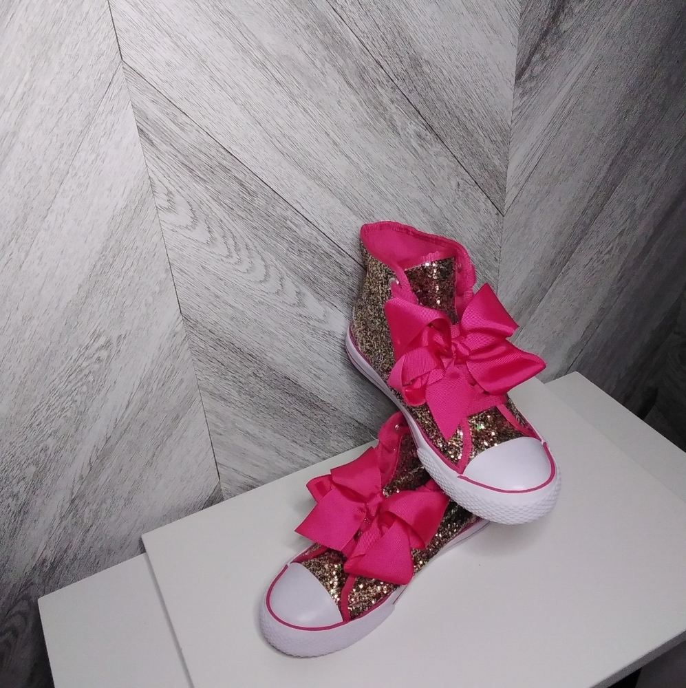 Jojo Siwa Legacee High-Top Pink 🎀 Sneakers Sz;3 Youth Girls